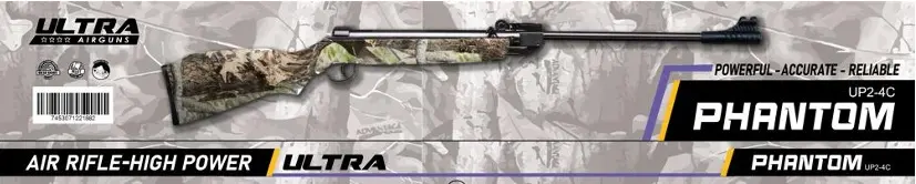 ULTRA AIRGUNS PHANTOM CAMO UP2-4C 5.5MM .177 CAL