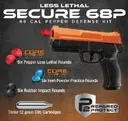 P2P 2292329 SECURE 68P .68 CAL CO2 LESS LETHAL PERSONAL DEFENSE KIT