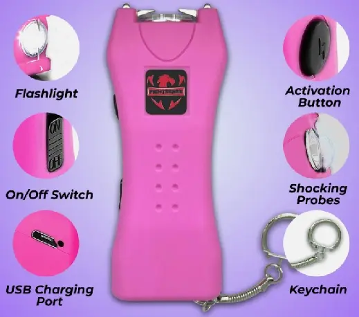 FIGHTSENSE FS-61PINK STUN GUN 