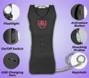 FIGHTSENSE FS-61BLACK STUN GUN  