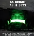 LUCES QUIMICAS GLOW STICK 6" DE 12 HORAS