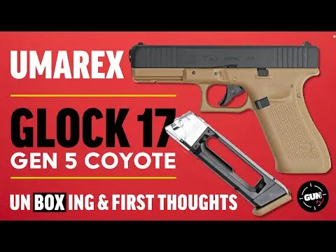 UMAREX 2280288 GLOCK17 COYOTE GEN5 CAL 4.5mm 18RND STEEL BB CO2