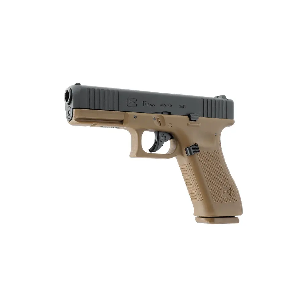 UMAREX 2280288 GLOCK17 COYOTE GEN5 CAL 4.5mm 18RND STEEL BB CO2
