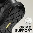 NORTIV 8 Mens Breathable Military Tactical Combat Boots Side Zipper Black