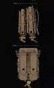 Wosport MG-92T All terrain Combo Mag Pouch Tan 