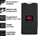 FIGHTSENSE FS-10BK BLACK STUN GUN  