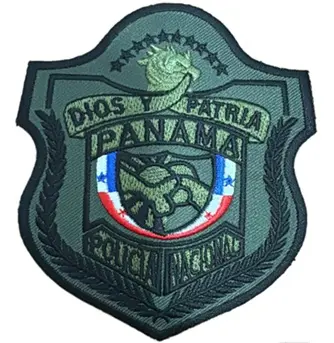 [7453051838758] PN INSIGNIA POLICIA FATIGA VERDE S/V                        