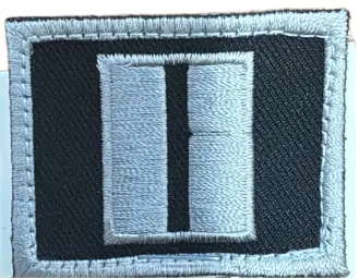 [7453081933232] PN PARCHE TENIENTE NEGRO                                      