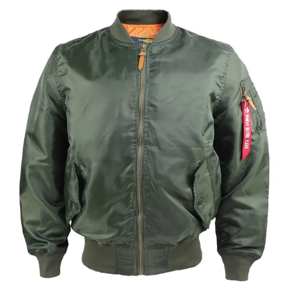 ALPHA MA1 JACKET (GRIS, S)
