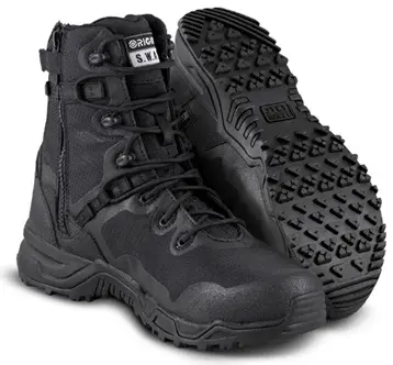[805619545955] OSWAT 177501 ALPHA FURY 8# SIDE ZIP  BLACK (#12)