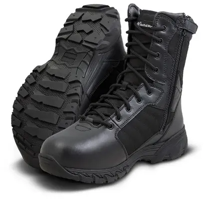 [822028011888] SW 810201 BREACH 2.0 8" SZ BLACK  (#7W)