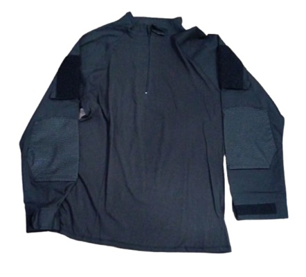 [613902899100] ROTHCO 99010 COMBAT SHIRT BLACK (L)