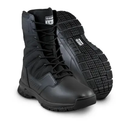 [805619599361] OSWAT 106301 PROTEC 8" SZ POLISHABLE TOE BLACK (#7W)