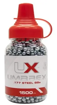 [723364525490] 
UMAREX 2252549 STEEL BBs FOR AIRGUNS 1500 COUNT