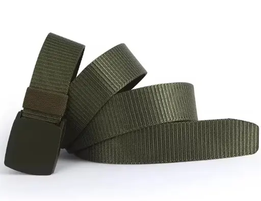 [1652053416849] CORREA DE HEBILLA PLASTICO VERDE                            