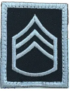 [7453081933287] PARCHE SARGENTO I NEGRO                                 