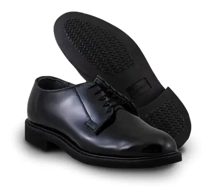ALTAMA 609201 HIGH GLOSS OXFORD SHOES BLACK