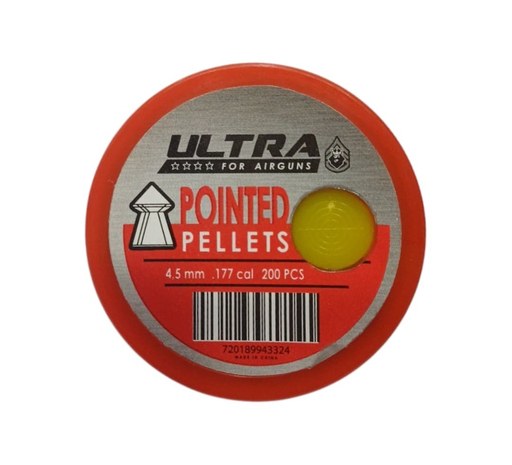 [720189943324] ULTRA PELLETS 4.5MM .177 CALI. 200 PCS