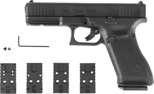 [723364552328] UMAREX 2255232 GLOCK 17 GEN5 MOS BLOWBACK CO2 AIRGUN 1.77 CAL STEEL BB 18RD                        