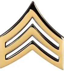 [7453010913595] PIN SARGENTO II DORADO