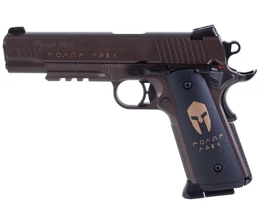 [798681558377] SIG SAUR 23B0052-0 AIRGUNS 1911 SPARTAN BLOWBACK CAL 4.5mm STEEL BB CO2 16RND